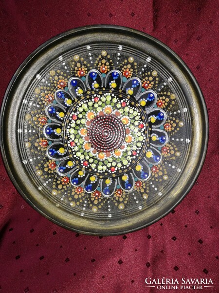 Mandala wall plate