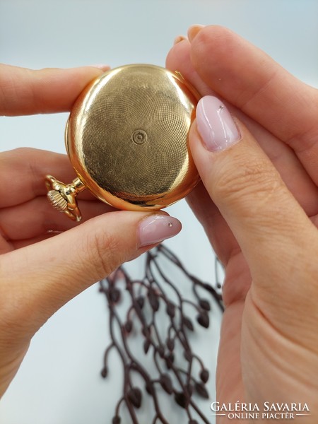 Gold pocket watch