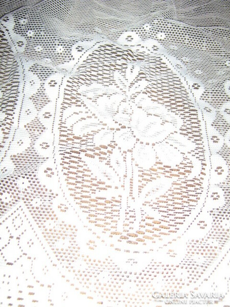 Beautiful vintage pille light rose pattern panoramic curtain