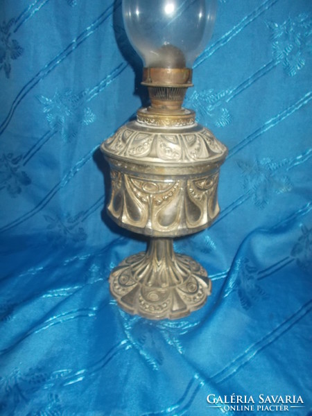 Antik nagyméretű szecessziós petróleum lámpa