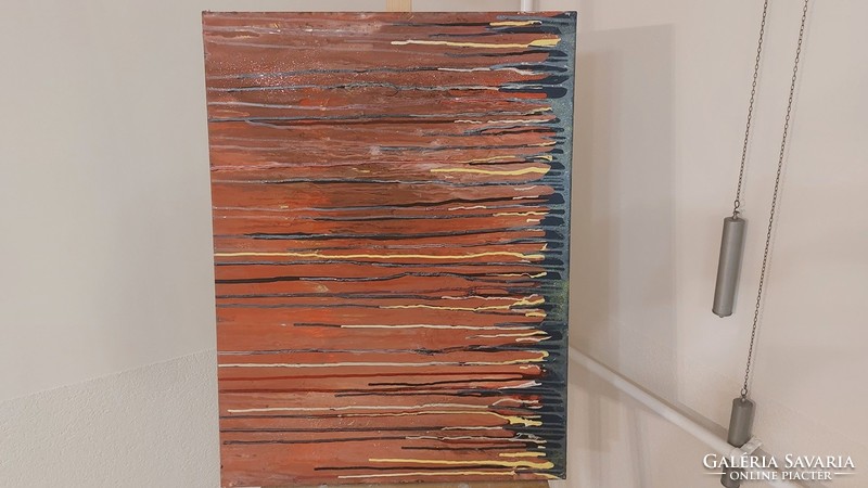 (K) modern absztrakt festmény 60X80 cm