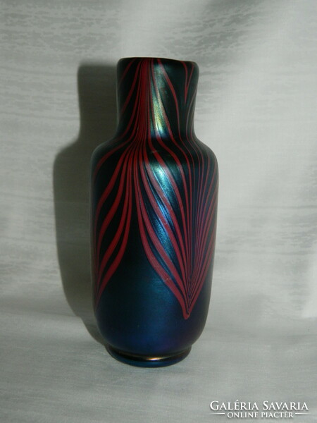 Poschinger glass vase designed by Eisenwerth karl schmol