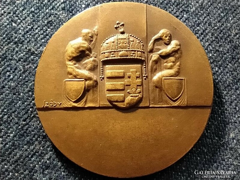 M.A.Sz. Hungarian Athletics Federation bronze commemorative medal (id79271)