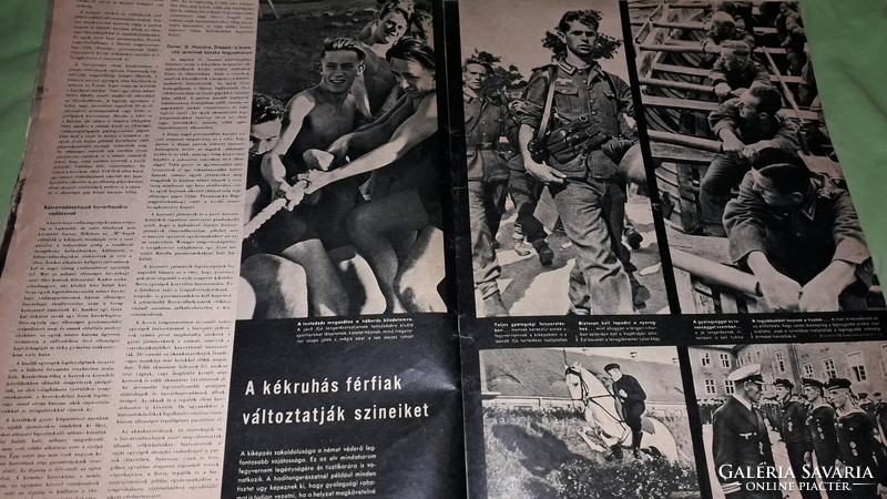 Antique 1944. X wwii.Signal iii.Imperial Nazi Hungarian propaganda newspaper magazine according to pictures