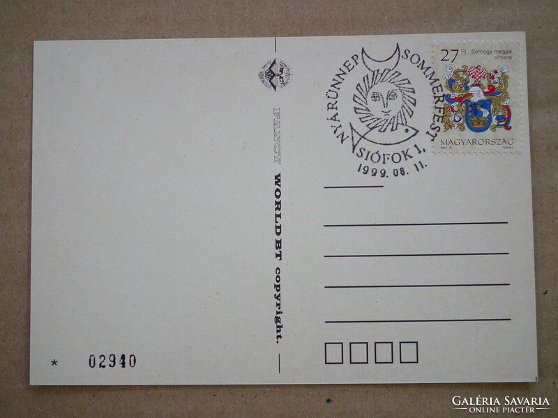 1999. Total solar eclipse in Hungary, on postcards - 13 postcards