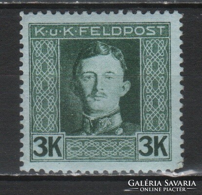 Austro-Hungarian field post 0013 mi 70 a 8.00 euro postage stamp