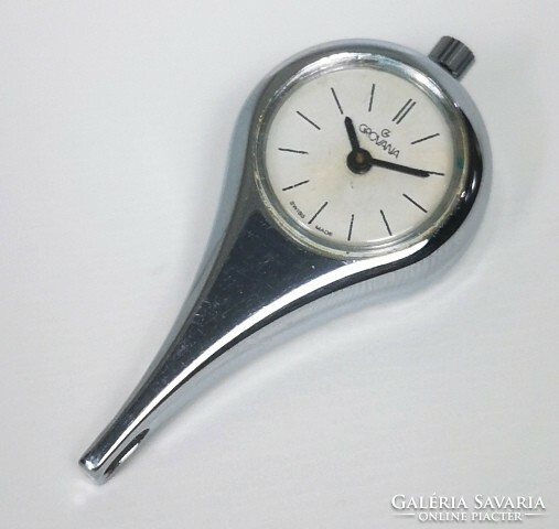 Grovana pendant from the 1980s, with a mechanical structure! With Tiktakwatch service card!