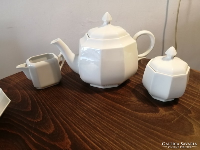 Herend white coffee set