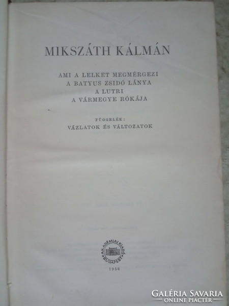Book: kálmán mikszáth: all his works!