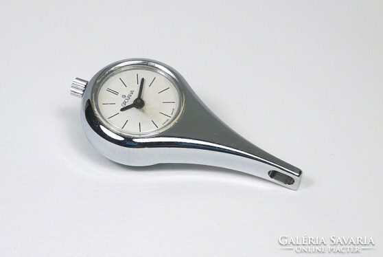 Grovana pendant from the 1980s, with a mechanical structure! With Tiktakwatch service card!