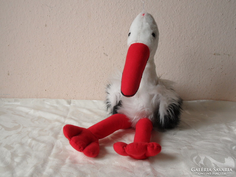 Plush toy stork