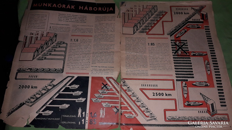 Antik 1941. X WWII.SIGNAL  III.BIRODALMI náci MAGYAR PROPAGANDA újság MAGAZIN képek szerint