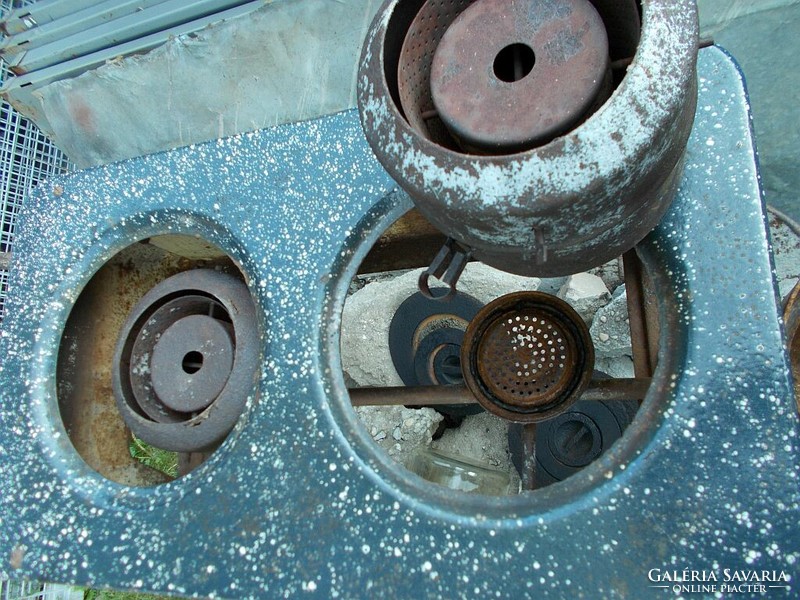 An old, interesting kerosene stove