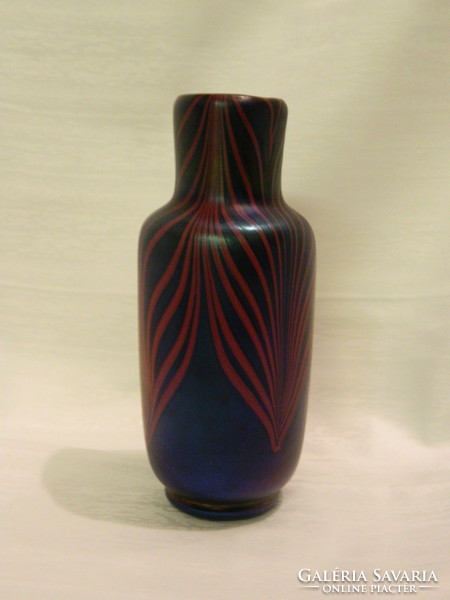 Eisenwerth Karl Schmol tervezte Poschinger üveg váza
