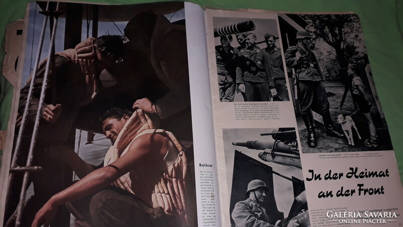 Antik 1941. június WWII.SIGNAL  III.BIRODALMI náci MAGYAR PROPAGANDA újság MAGAZIN képek szerint