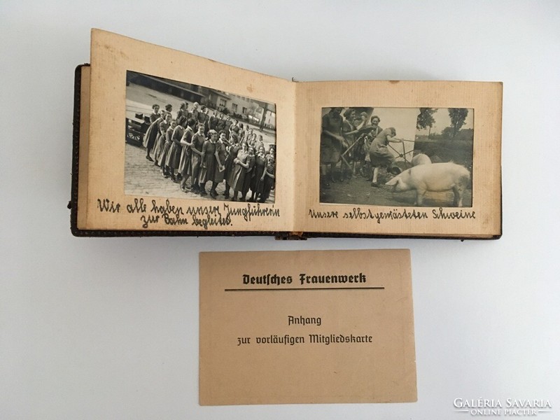 Rad photo album - Nazi photo album - deutsches frauenwerk ID card r.A.D.