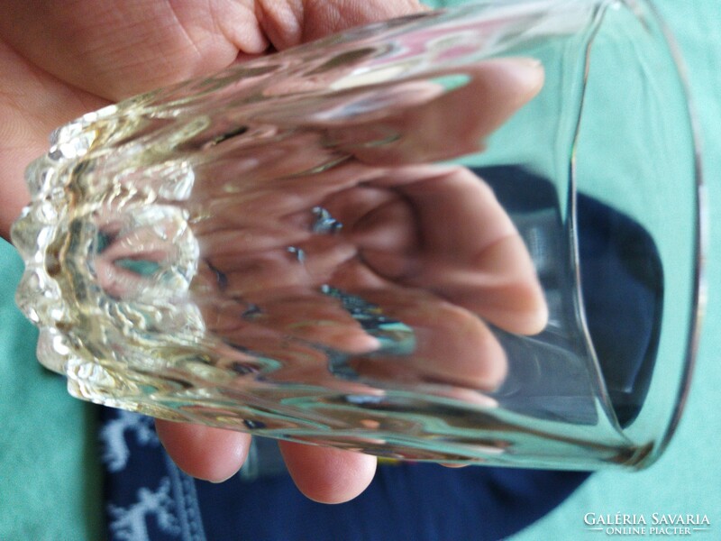 8 db mindenféle üvegpohár régiek