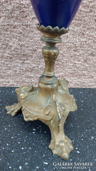 Antique decanter with gargoyle
