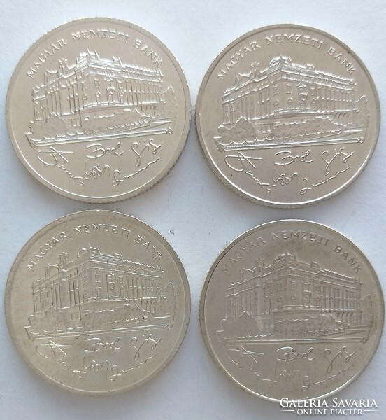 4 Pcs. Silver 200 HUF coin. (No: 23/310.)