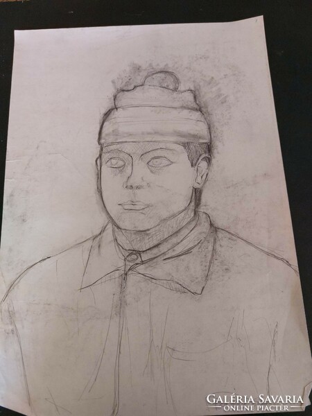 Ceruzarajz férfi portré