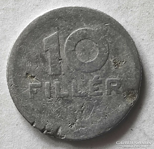 10 Filér 1950 bp. (Rare)