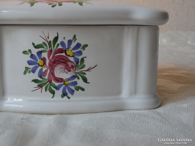 Városlőd porcelain bonbonier, box