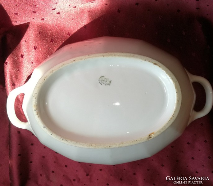 Czech porcelain soup bowl