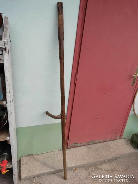 160 cm old snake head scythe handle