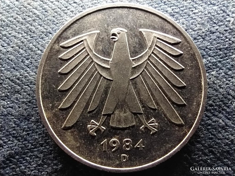 Németország NSZK (1949-1990) 5 Márka 1984 D (id70620)