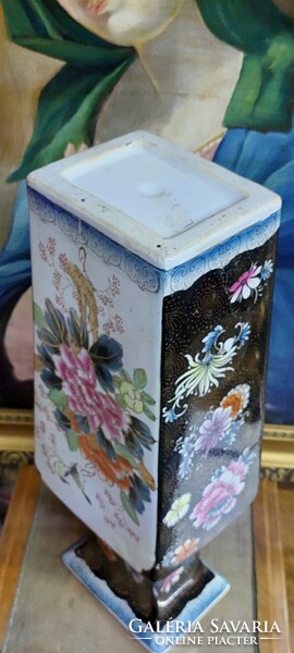 Larger painted oriental porcelain vase