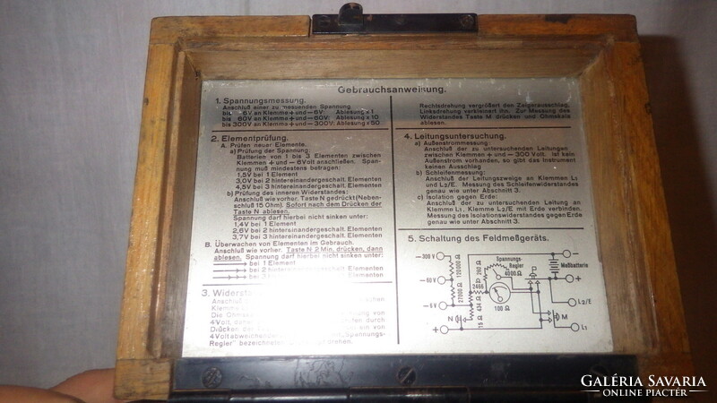 Antik elektronikai mérő műszer