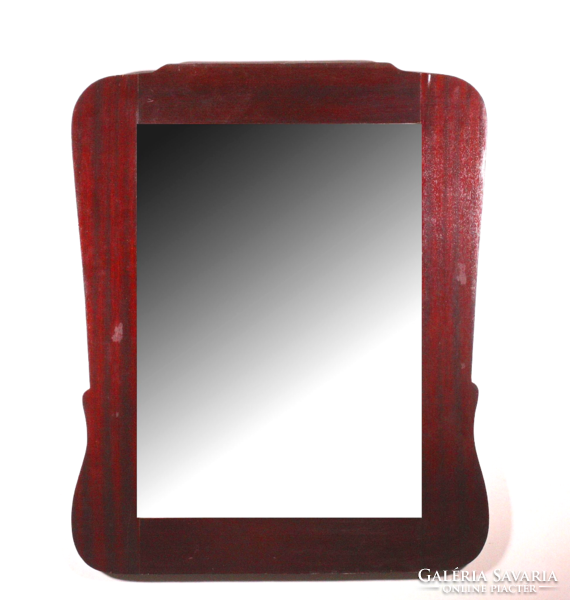 Mirror in Art Nouveau wooden frame