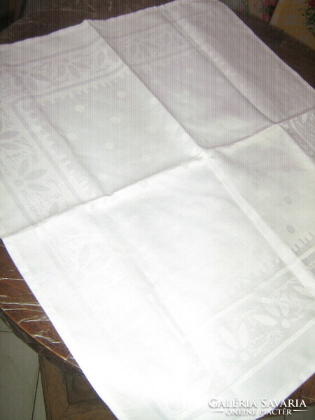 Beautiful white damask napkin or centerpiece in new condition
