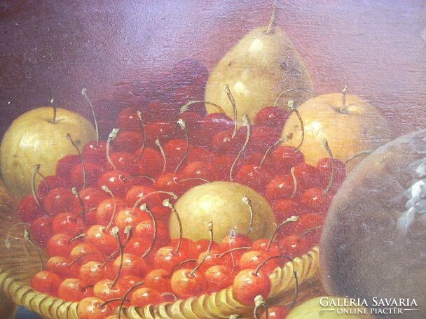 Franz nowak (Vienna 1885-1973) still life with cherries