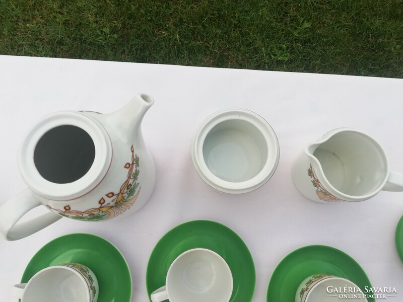 Hollóháza porcelain coffee set