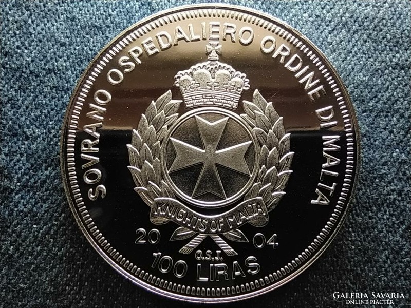 Malta Poland in the EU 100 lira 2004 pp (id59858)