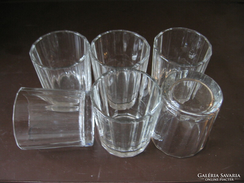 Retro Bormioli Vitrosax hőálló üveg pohár készlet