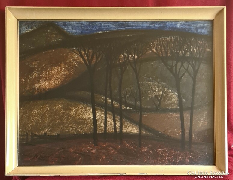Lajos Szlávik (1922 - 1997): mountains, trees
