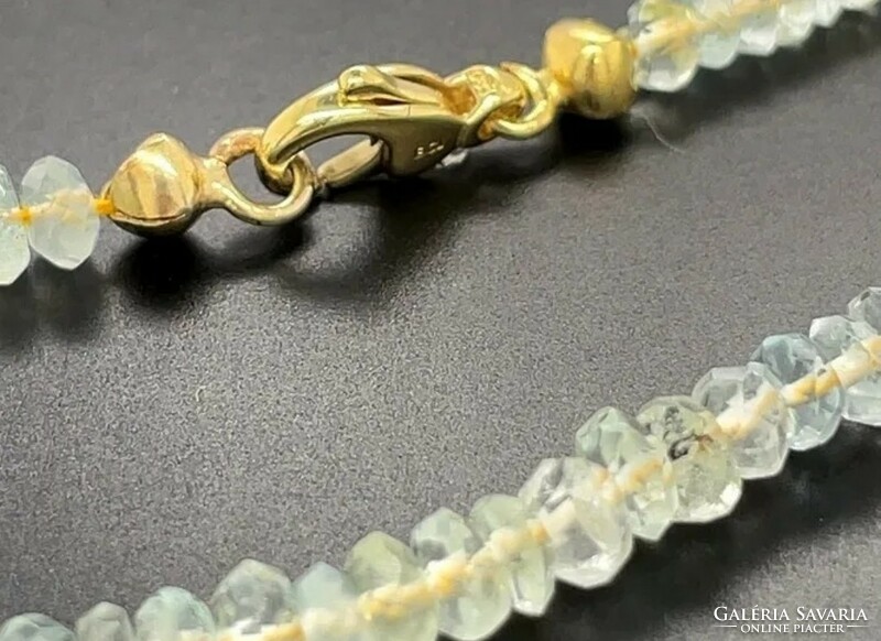 14K Gold Rare Gold Beryl Gemstone Necklace - New Handcrafted Jewelry