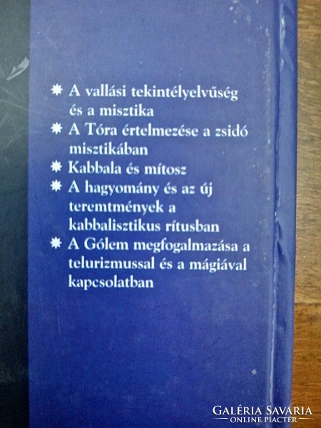 Gershom Scholem: A kabbala szimbolikája. Ritkaság!  A zsidó ezoterikus hagyomány. Gólem tanulmányok