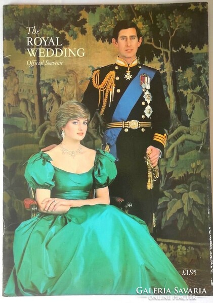 A Királyi Esküvő Hivatalos Ajándéka- Károly és Diana- 1981-es Magazin, angol nyelvű