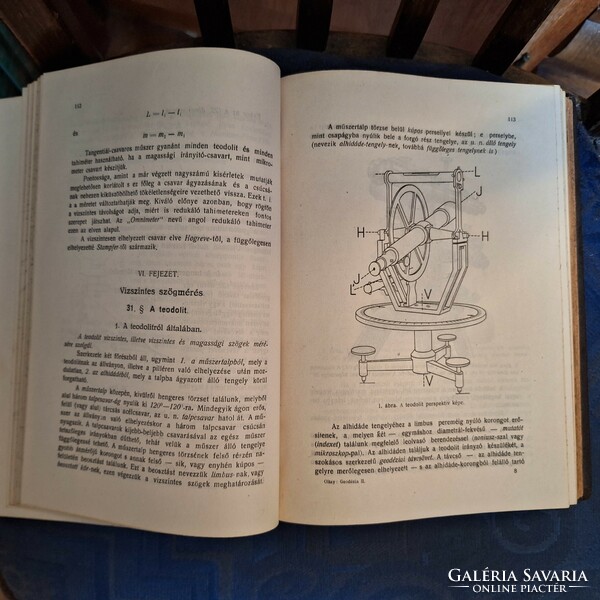 1919-20 Iconic First Edition! Károly Oltay: geodesy theory and manual for engineering use i-iv