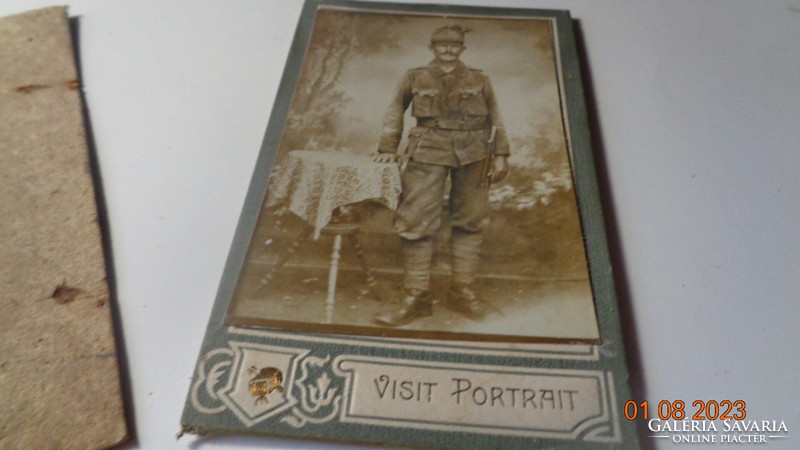 I. Vh. - Photo of S Hungarian baka, framed 9 x 13 cm