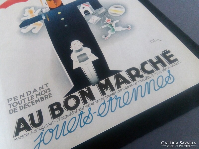 Jean Carlú: Au bon Marché art-deco reklám/ litográfia 1932