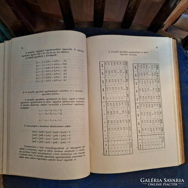 1919-20 Iconic First Edition! Károly Oltay: geodesy theory and manual for engineering use i-iv