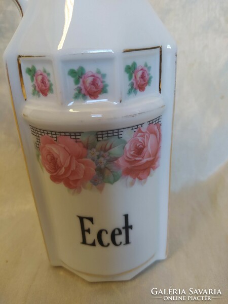 Antik porcelán ecet tartó