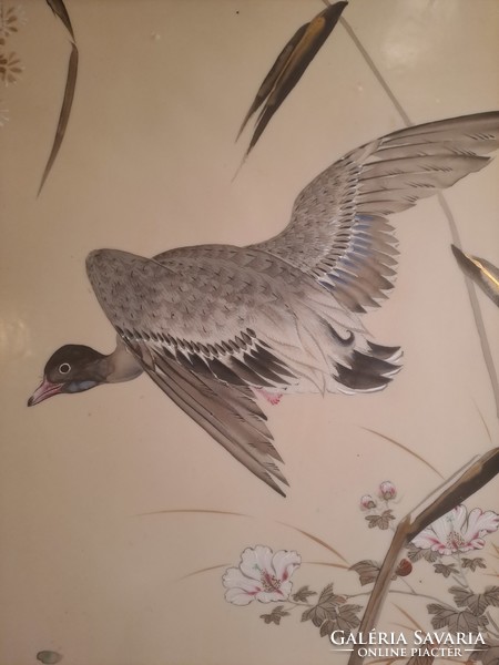 Ohara koson (1877-1945): flying wild duck porcelain image