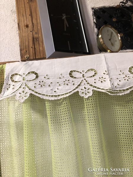 Suba material or small curtain shelf with strip and drapery