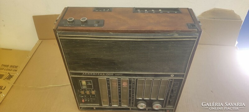 Leningrád 006 régi ritka orosz rádió