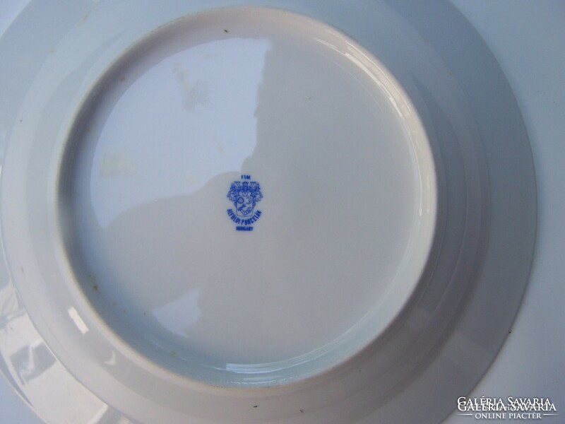 Pótlásnak! Alföldi retro porcelán napocskás leveses mélytányér átmérője 23 cm, szép hibátlan állapot